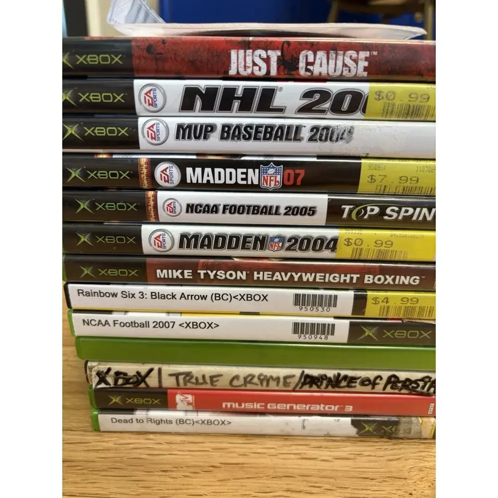 Lot Of 15 Untested Original Xbox Video Games Morrowind, Prince Of Persia, & More